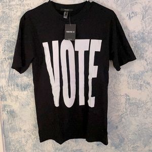 2 for $10 or 3 for $12
Forever21 VOTE tshirt